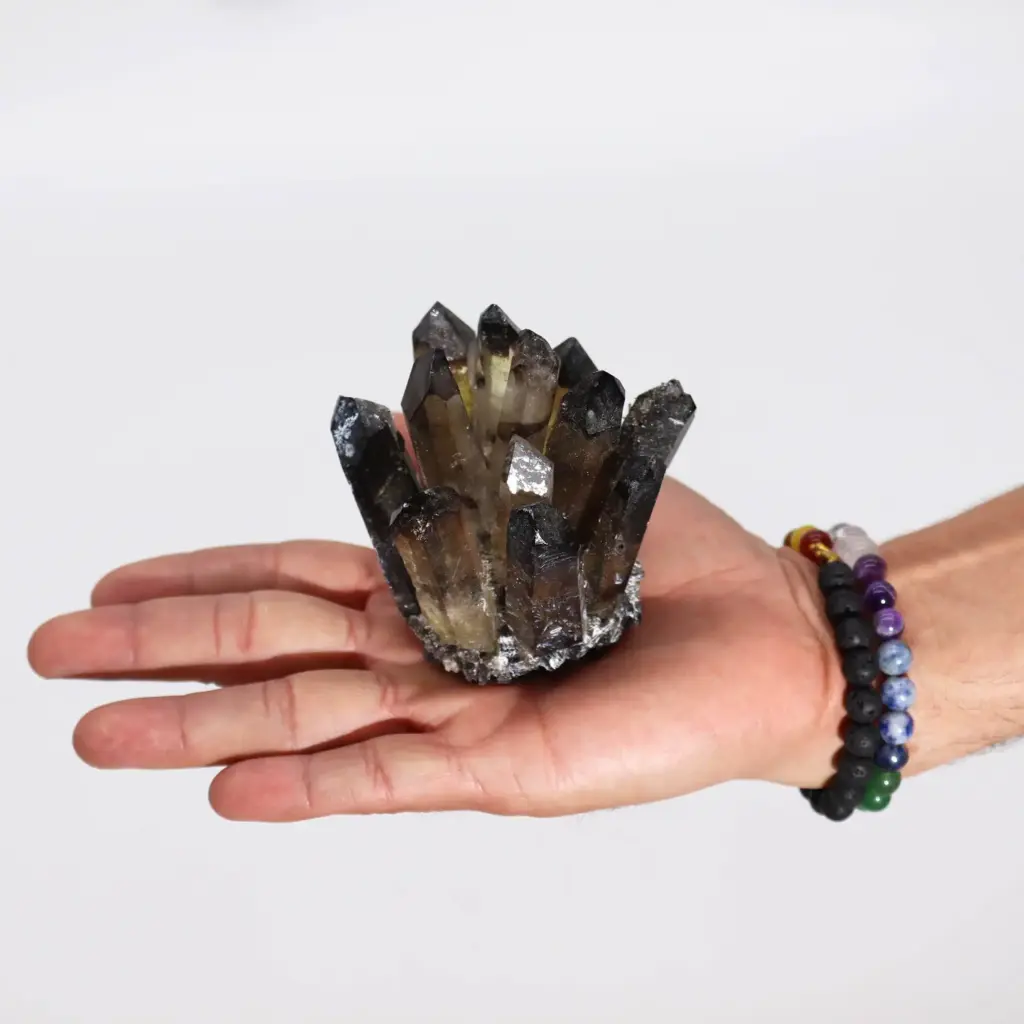 Crafted Quartz Cluster – Smoky Ghost Quartz | www.artisangoods.co.uk 4 Crafted Quartz Cluster – Smoky Ghost Quartz | www.artisangoods.co.uk 4
