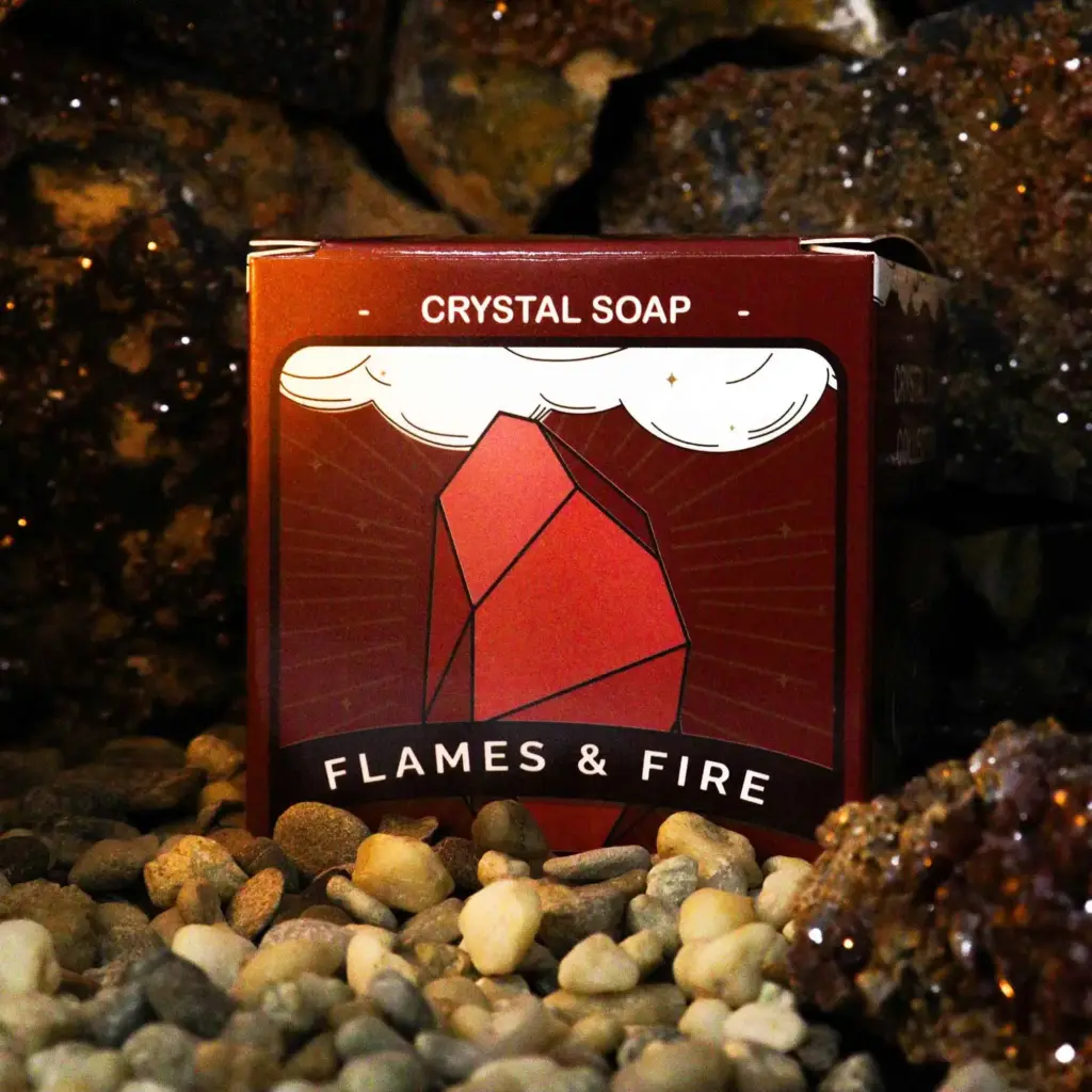 Crystal Elemental Soap – Fire | www.artisangoods.co.uk