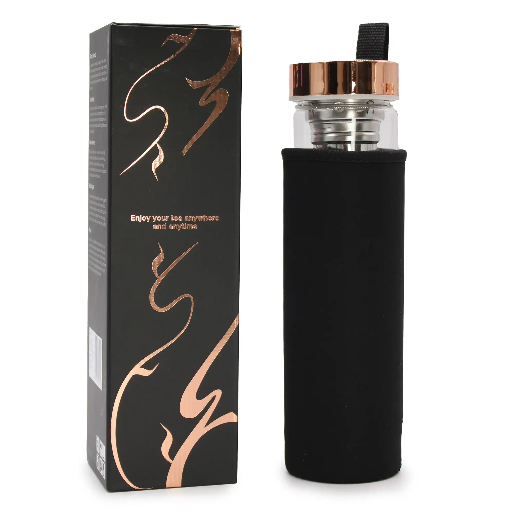 Crystal Glass Tea Infuser Bottle – Rose Gold – Rose Quartz | www.artisangoods.co.uk 8 Crystal Glass Tea Infuser Bottle – Rose Gold – Rose Quartz | www.artisangoods.co.uk 7