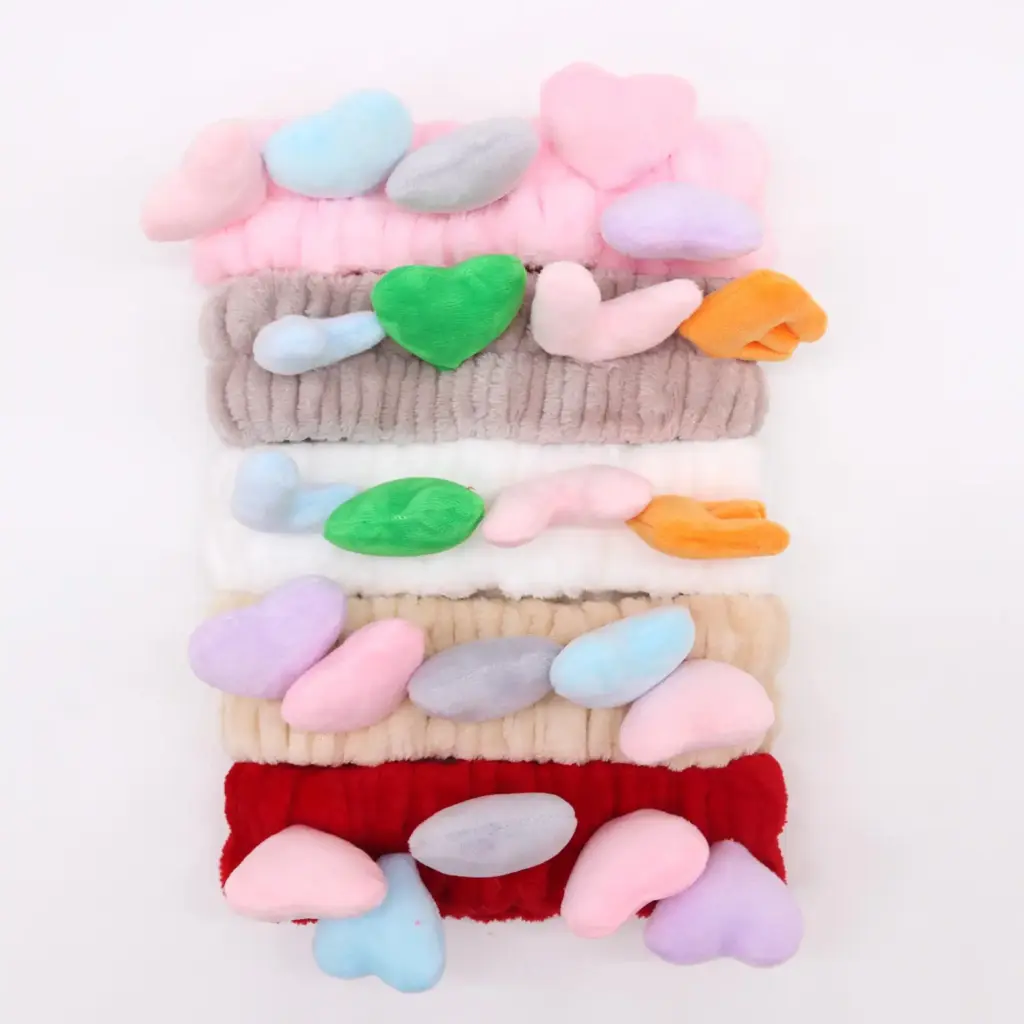 Cute Makeup Headbands – Love & Hearts (assorted) | www.artisangoods.co.uk