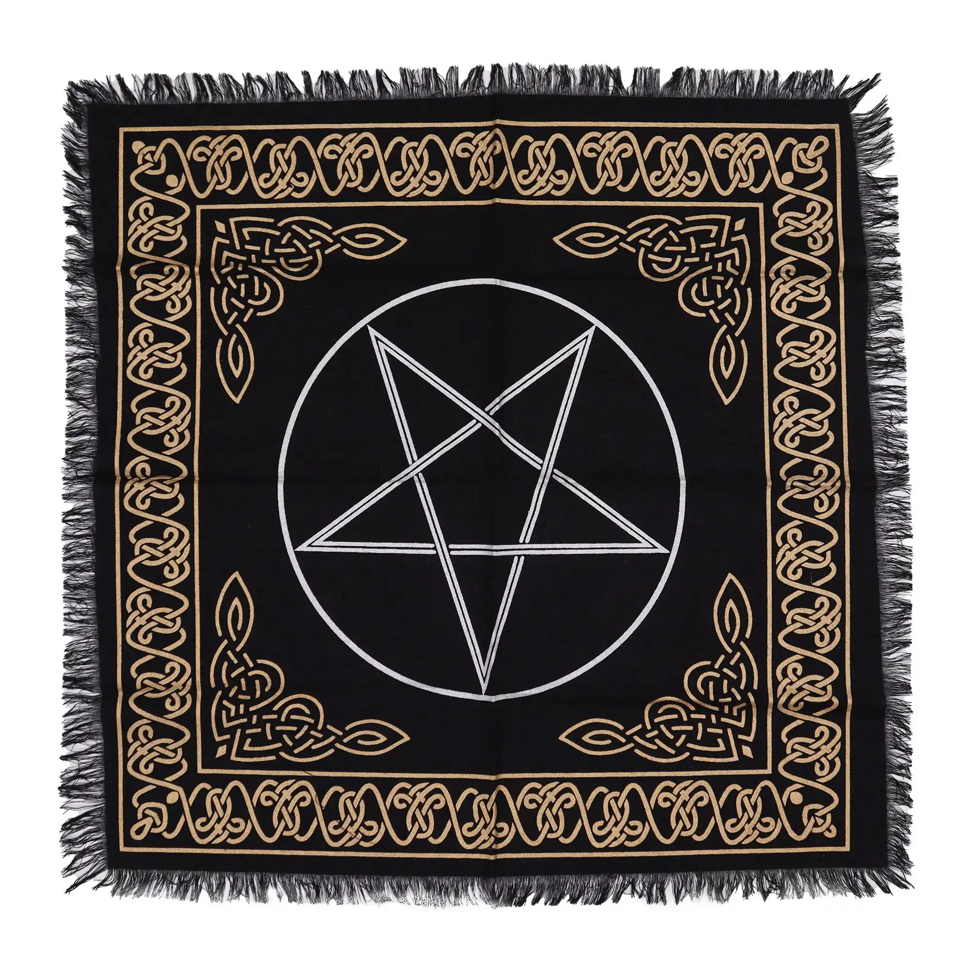 Esoteric Fringed Altar Cloth – Pentagon | www.artisangoods.co.uk 4 Esoteric Fringed Altar Cloth – Pentagon | www.artisangoods.co.uk 3