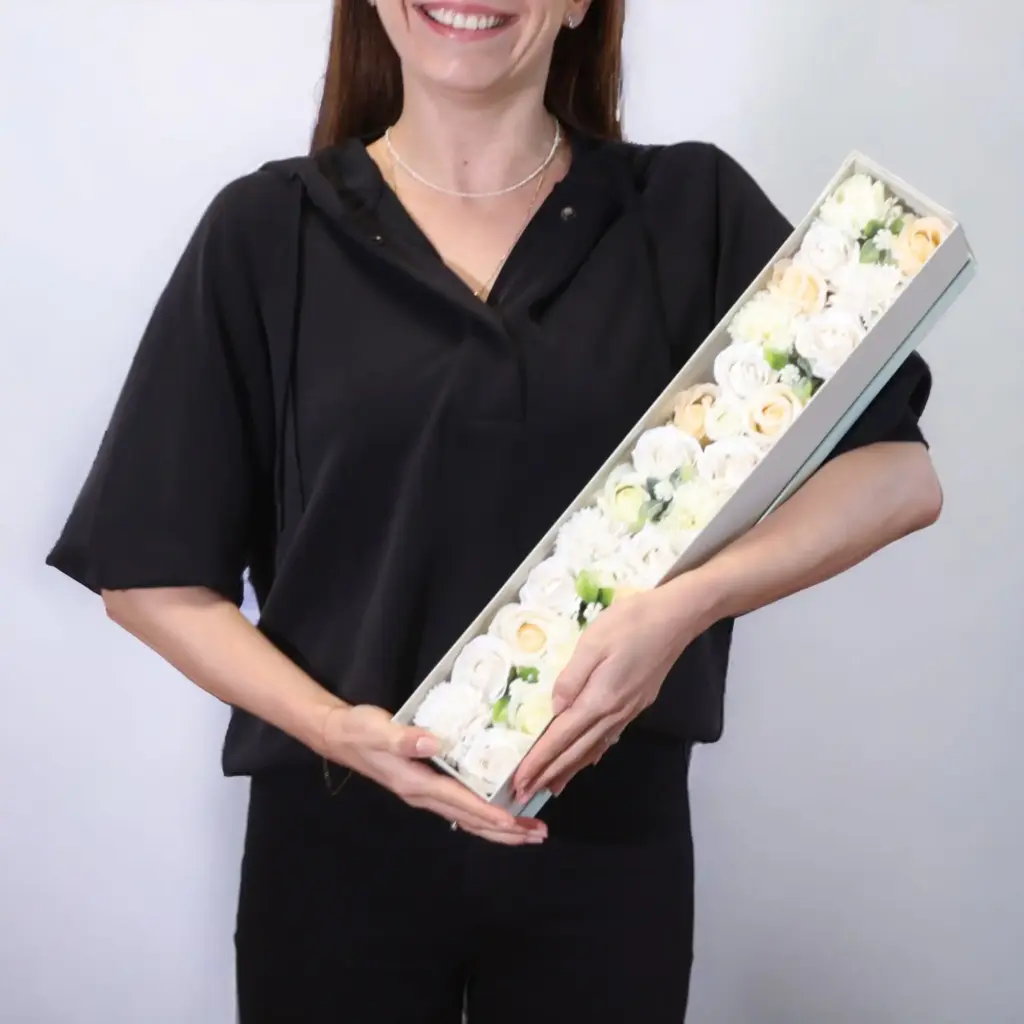 Extra Long Box – Wedding Blessings – White & Ivory | www.artisangoods.co.uk 5