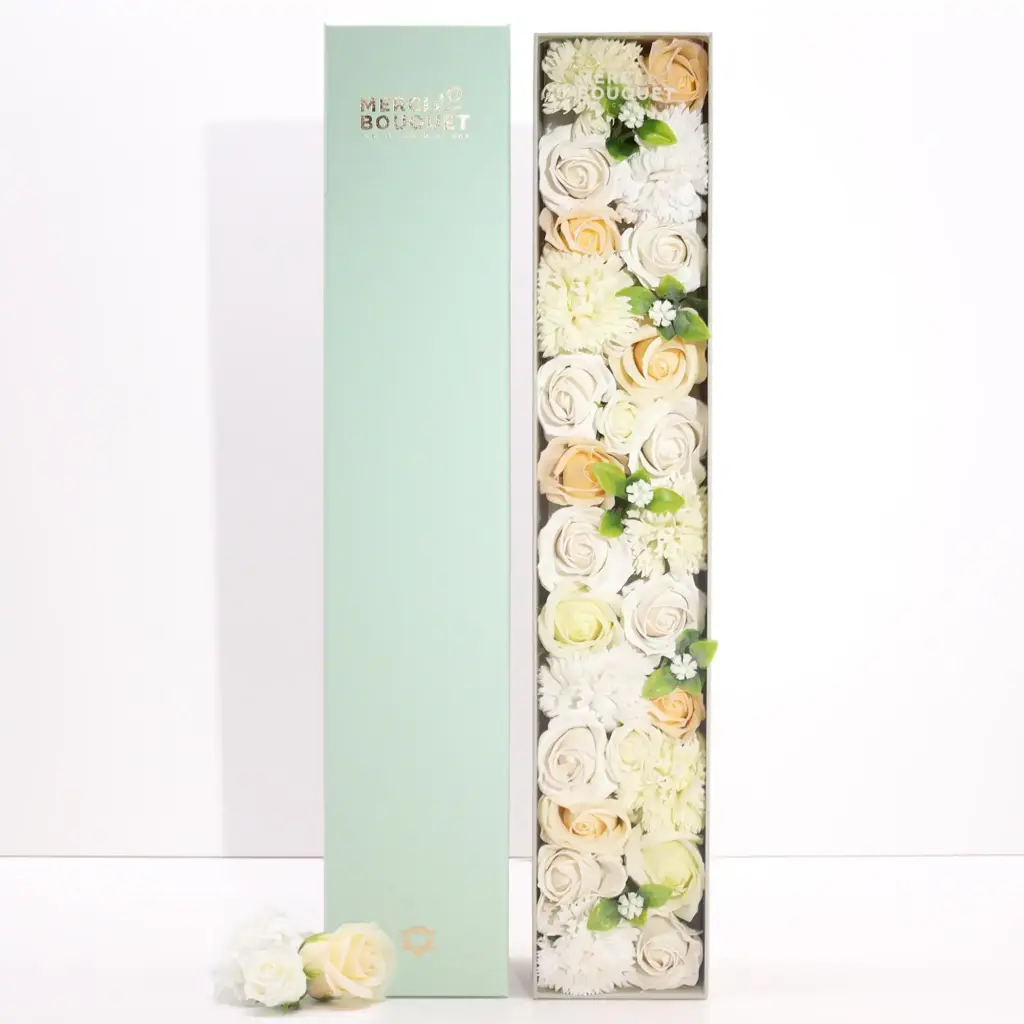 Extra Long Box – Wedding Blessings – White & Ivory | www.artisangoods.co.uk 2