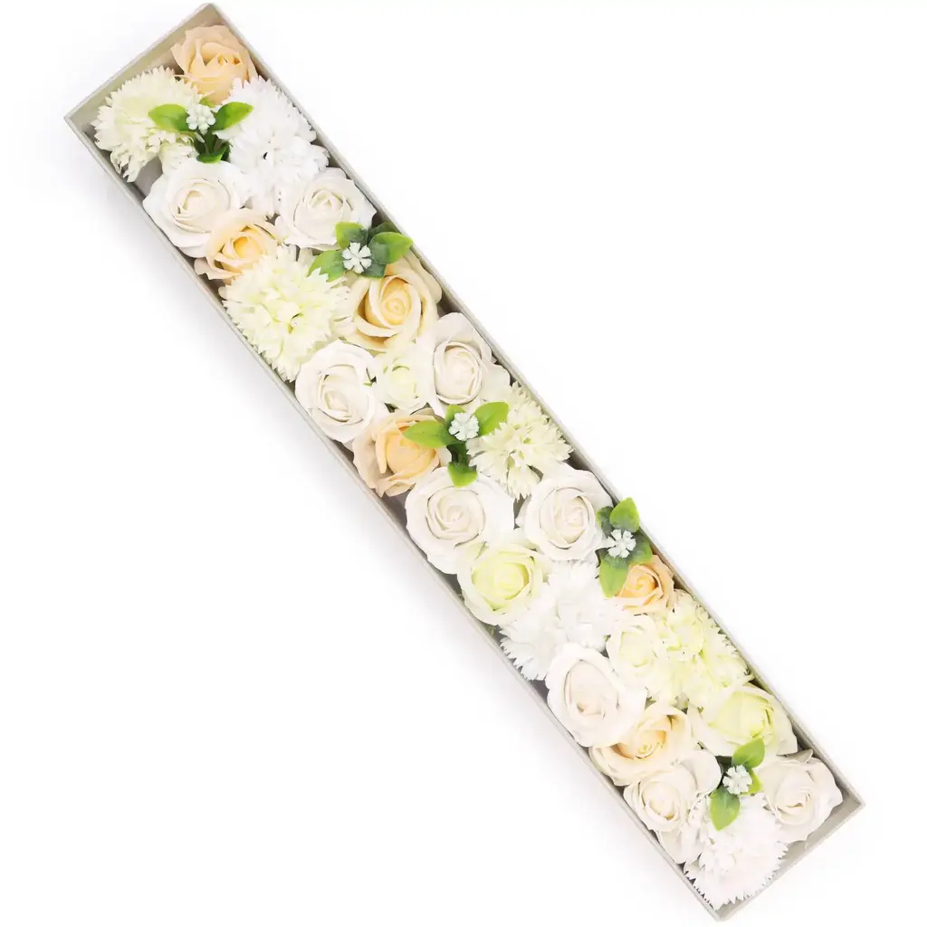 Extra Long Box – Wedding Blessings – White & Ivory | www.artisangoods.co.uk
