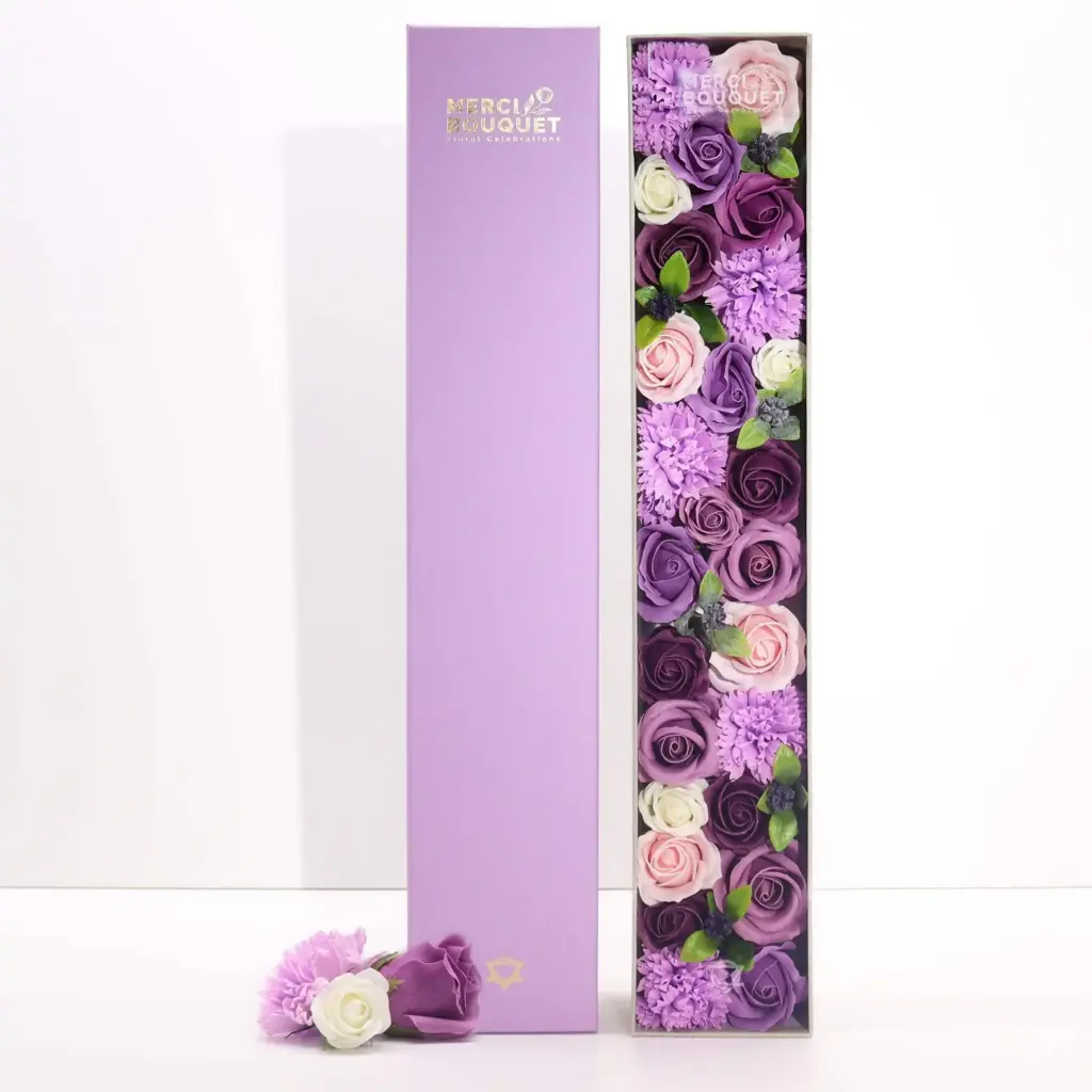 Extra Long – Lavender Rose & Carnation | www.artisangoods.co.uk 2