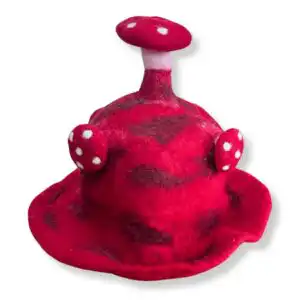 Felted Mushroom Hat – Rush To The Head Red | www.artisangoods.co.uk Felted Mushroom Hat – Rush To The Head Red | www.artisangoods.co.uk 1