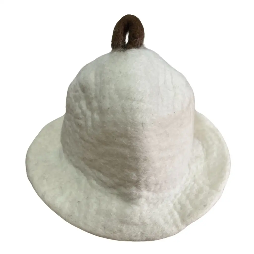 Felted Sauna Bowl Hat – Natural | www.artisangoods.co.uk 3 Felted Sauna Bowl Hat – Natural | www.artisangoods.co.uk 3