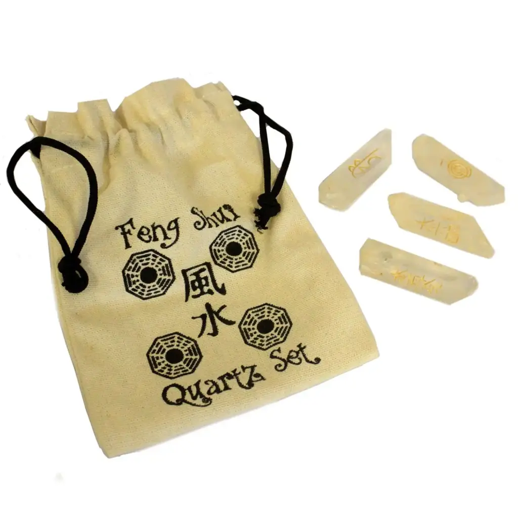 Fengshui Quatra-Set Natural Quartz | www.artisangoods.co.uk