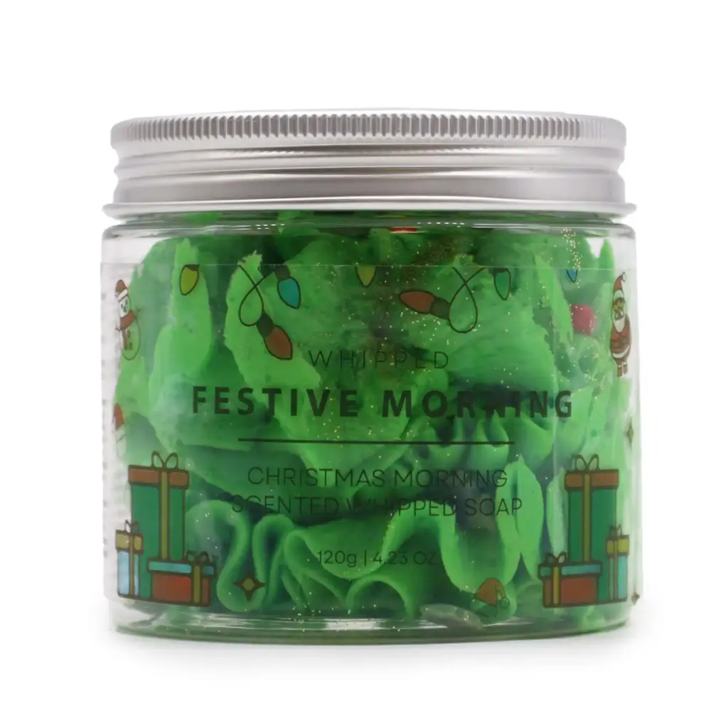 Festive Morning Whipped Soap 120g | www.artisangoods.co.uk