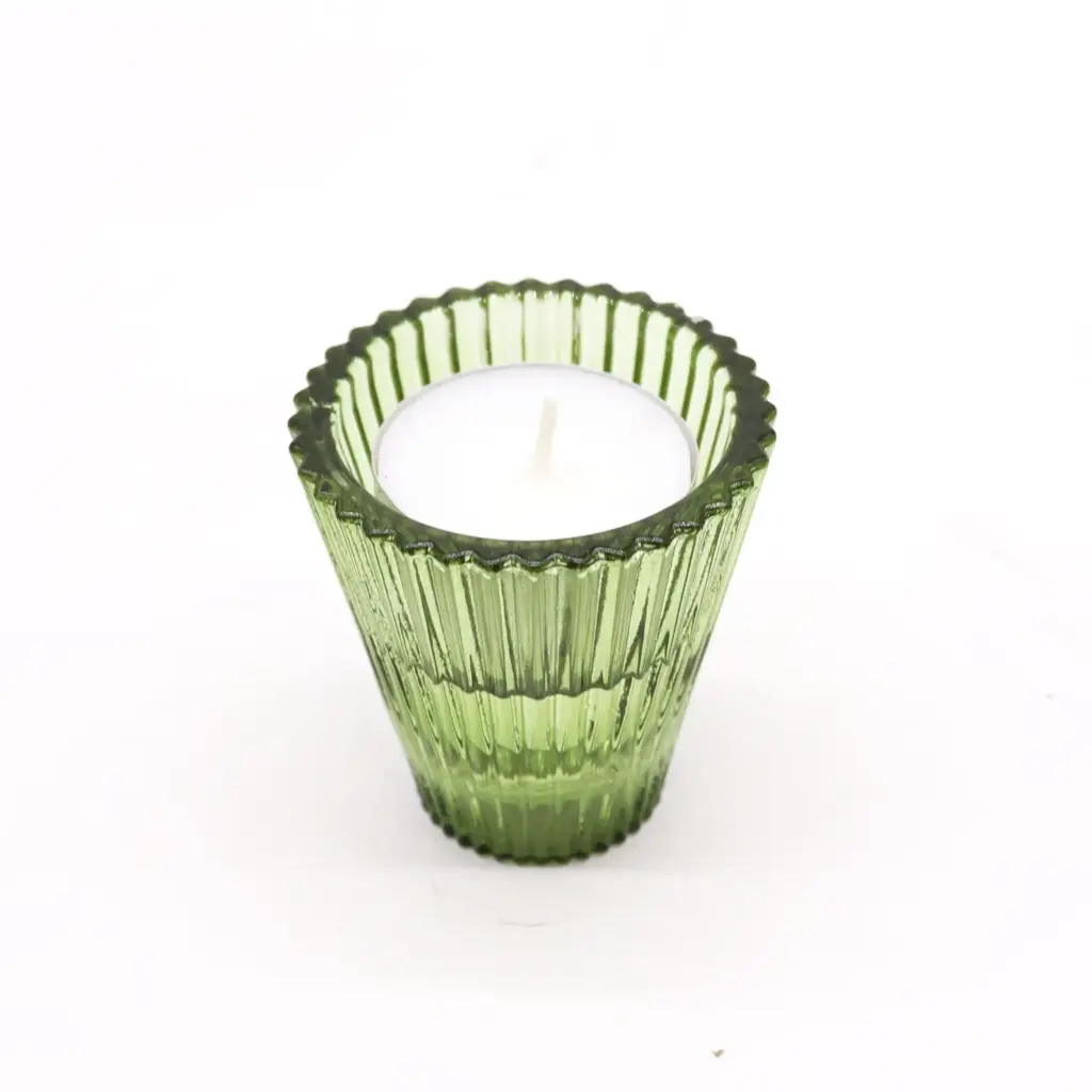Flip Dinner Candle / Tealight Holder – Garden Jade | www.artisangoods.co.uk