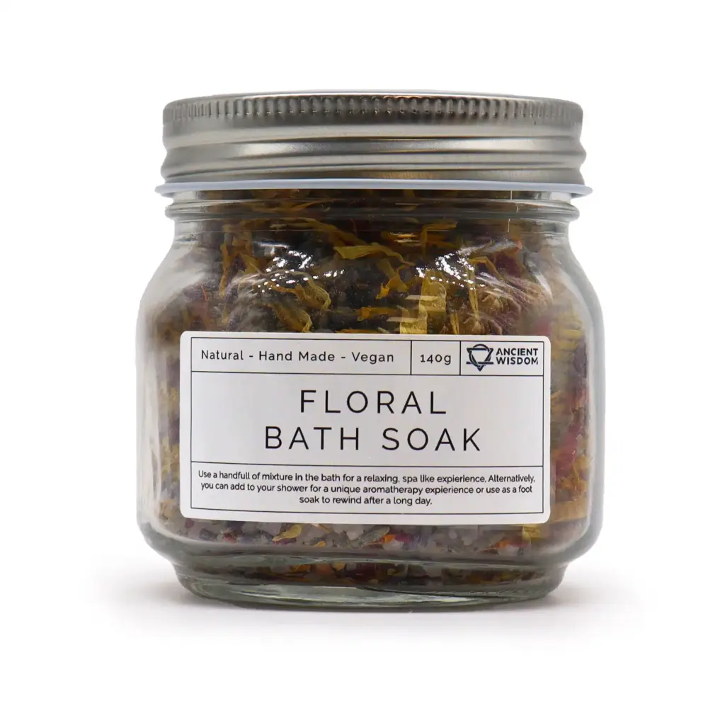Floral Bath Soak – Natural – 140g | www.artisangoods.co.uk