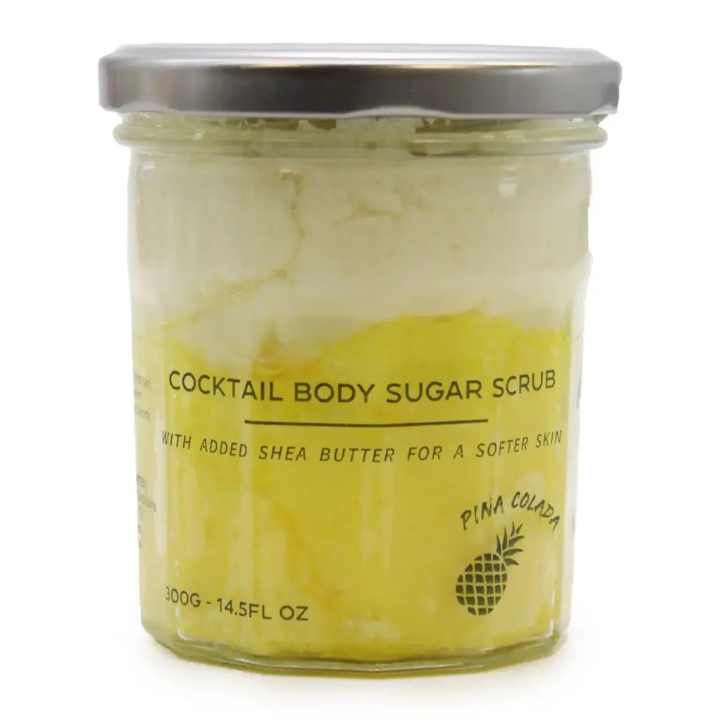 Fragranced Sugar Body Scrub – Pinacolada 300g | www.artisangoods.co.uk