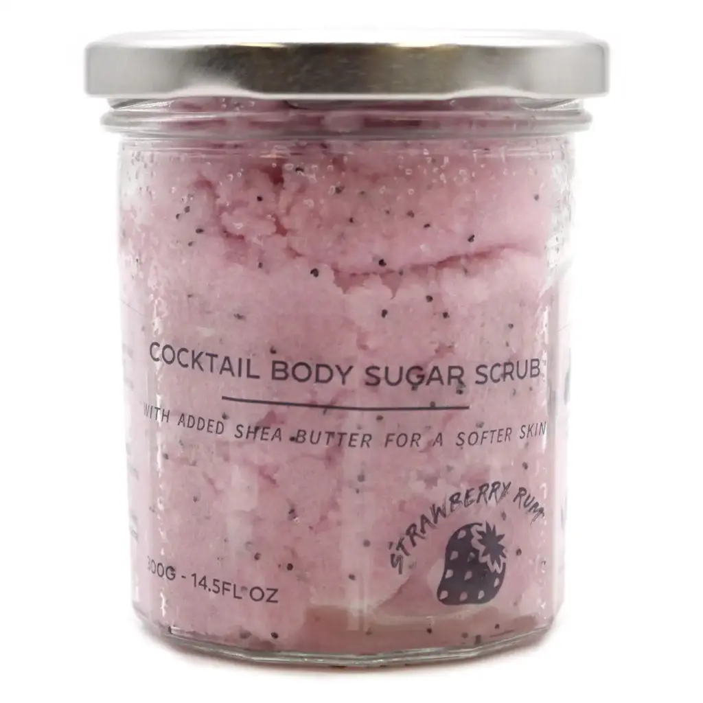 Fragranced Sugar Body Scrub – Strawberry Rum 300g | www.artisangoods.co.uk 5