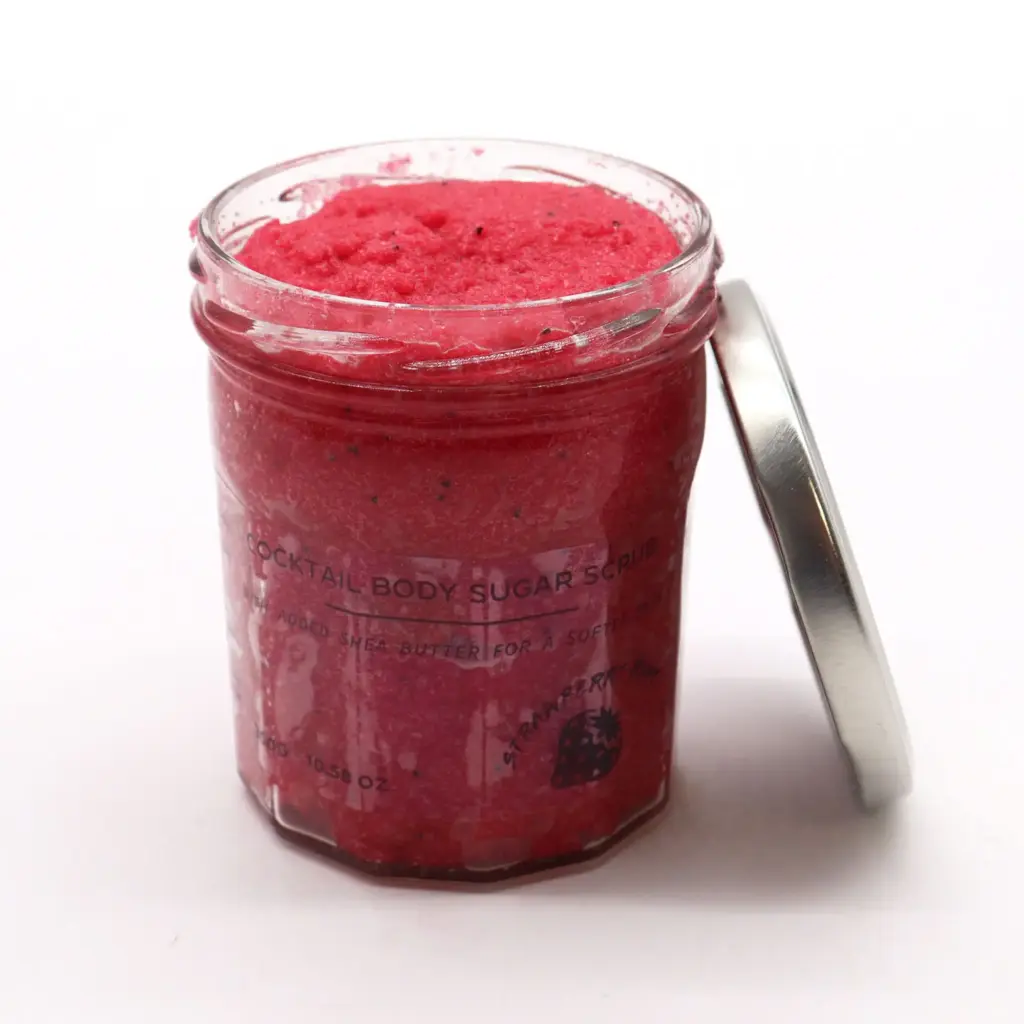 Fragranced Sugar Body Scrub – Strawberry Rum 300g | www.artisangoods.co.uk 2