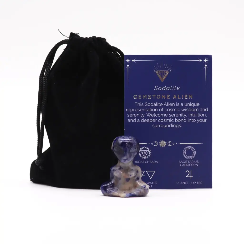 Gemstone Alien – Sodalite | www.artisangoods.co.uk