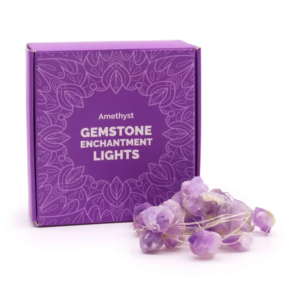 Gemstone Enchantment Lights – Amethyst | www.artisangoods.co.uk