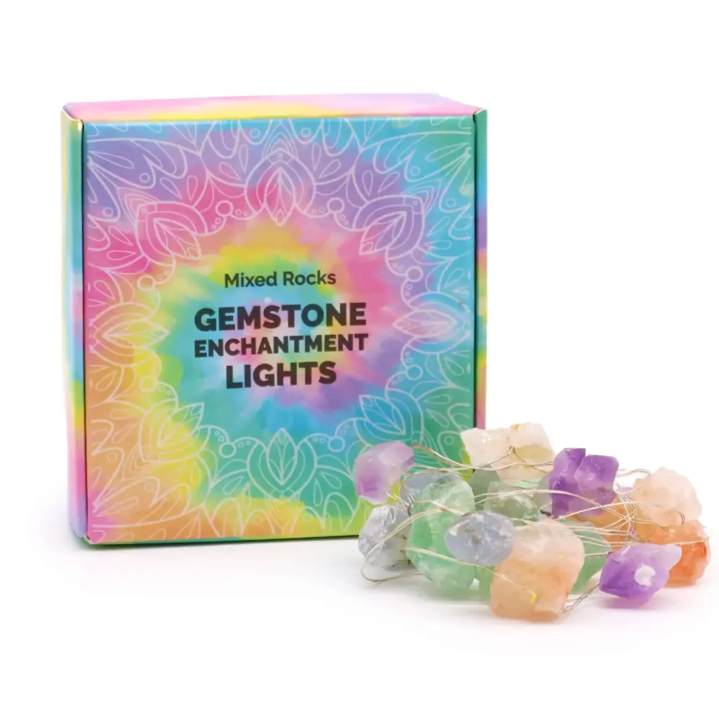 Gemstone Enchantment Lights – Mixed Rocks | www.artisangoods.co.uk Gemstone Enchantment Lights – Mixed Rocks | www.artisangoods.co.uk