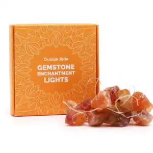 Gemstone Enchantment Lights – Orange Jade | www.artisangoods.co.uk 1