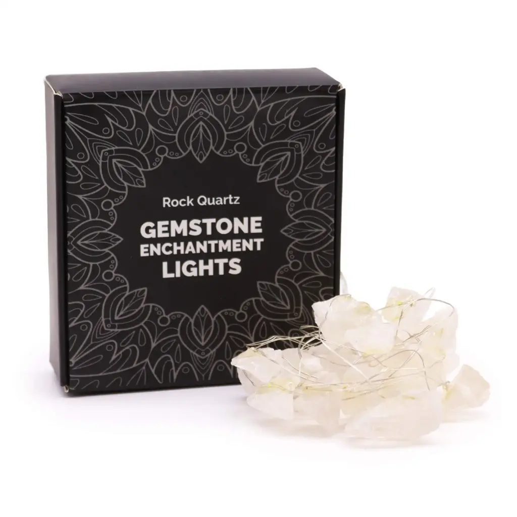 Gemstone Enchantment Lights – Rock Quartz | www.artisangoods.co.uk