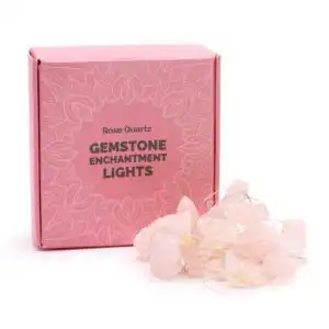 Gemstone Enchantment Lights – Rose Quartz | www.artisangoods.co.uk 1