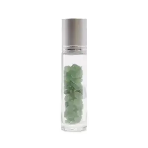 Gemstone Essential Oil Roller Bottle – Aventurine – Silver Cap | www.artisangoods.co.uk 2