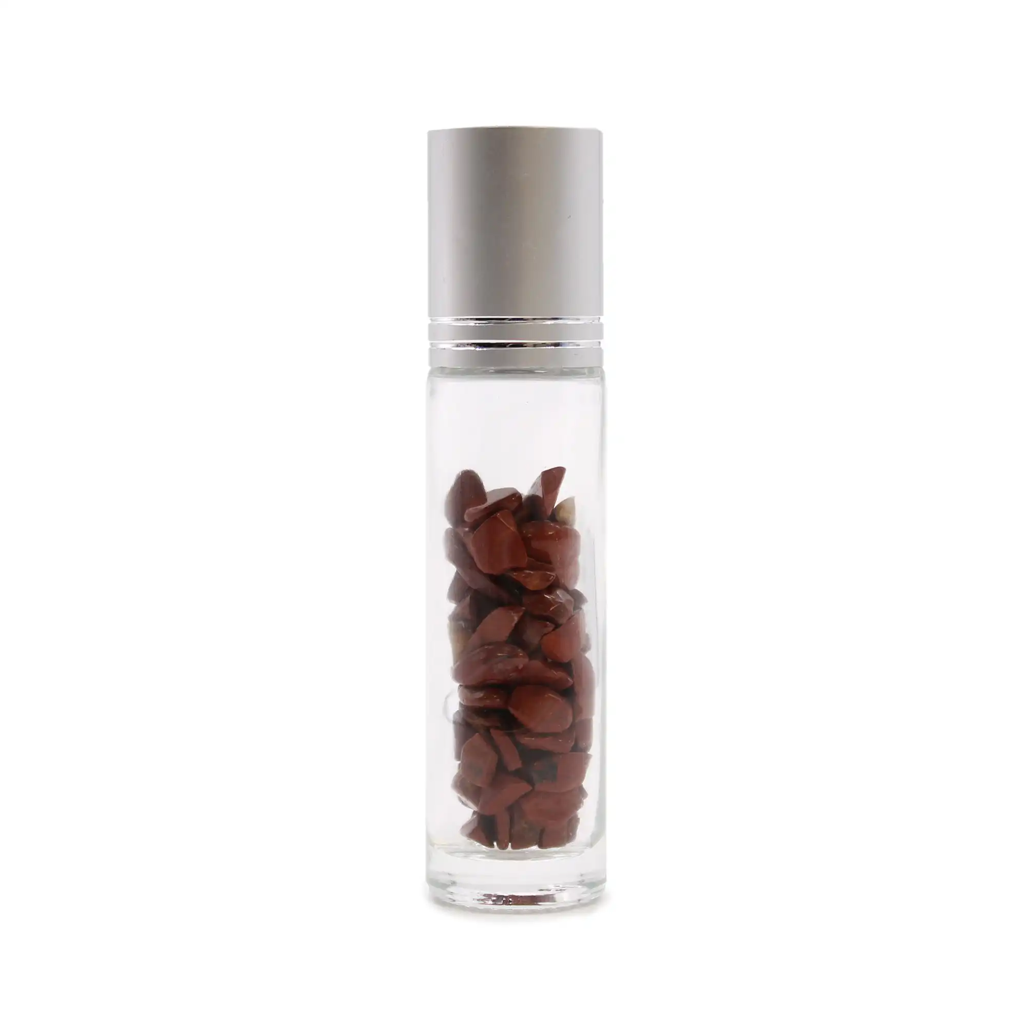 Gemstone Essential Oil Roller Bottle – Red Jasper – Silver Cap | www.artisangoods.co.uk 3 Gemstone Essential Oil Roller Bottle – Red Jasper – Silver Cap | www.artisangoods.co.uk 2