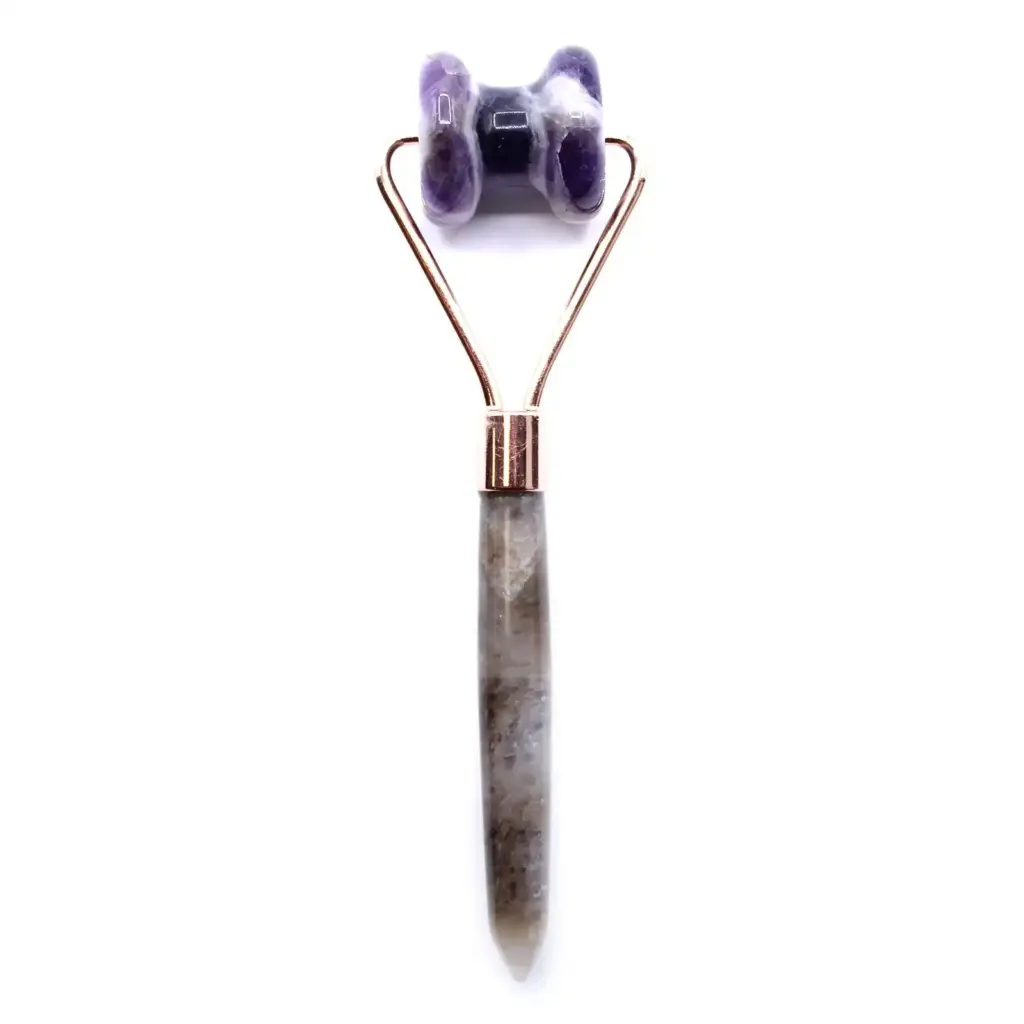 Gemstone Jawline Roller – Amethyst | www.artisangoods.co.uk