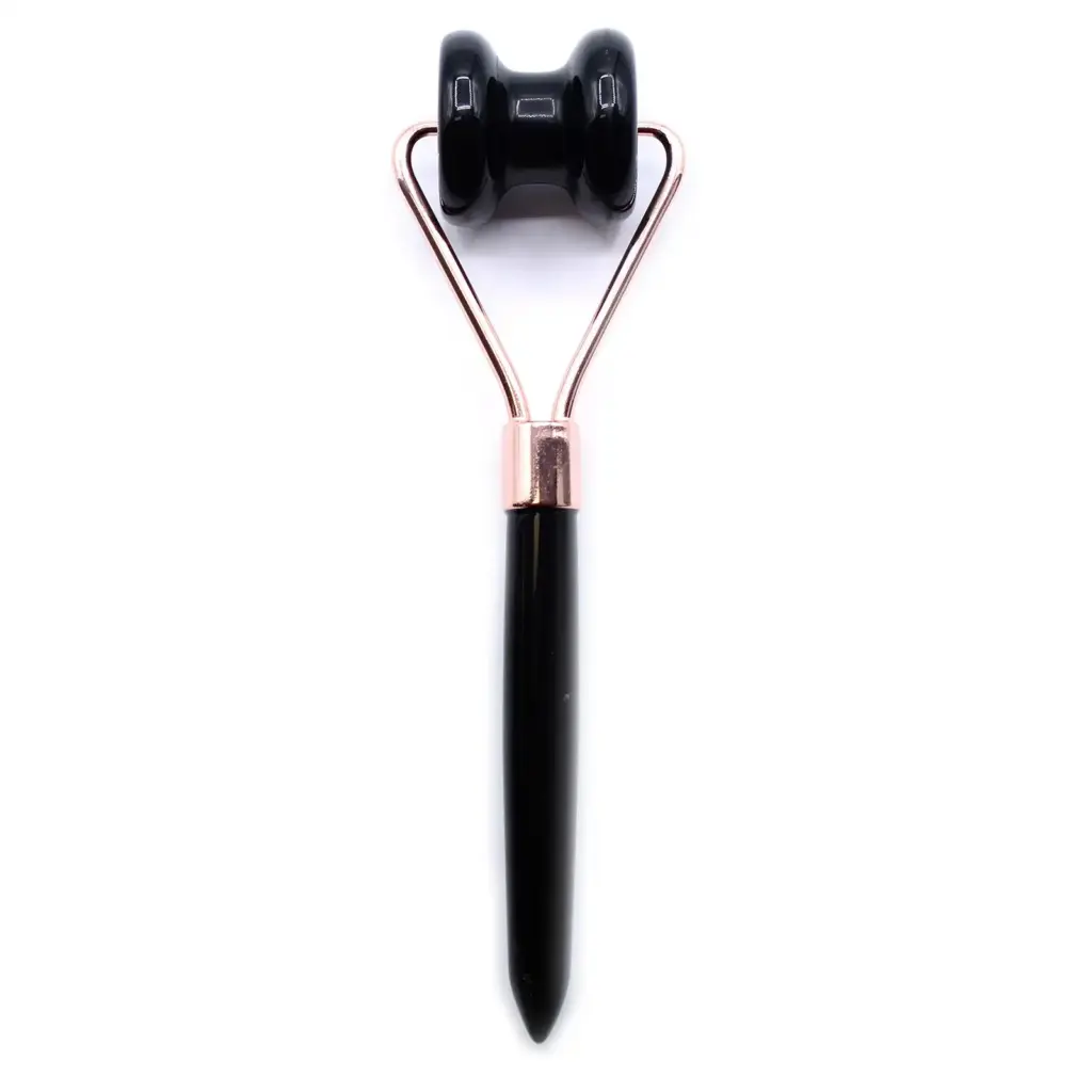Gemstone Jawline Roller – Black Obsidian | www.artisangoods.co.uk