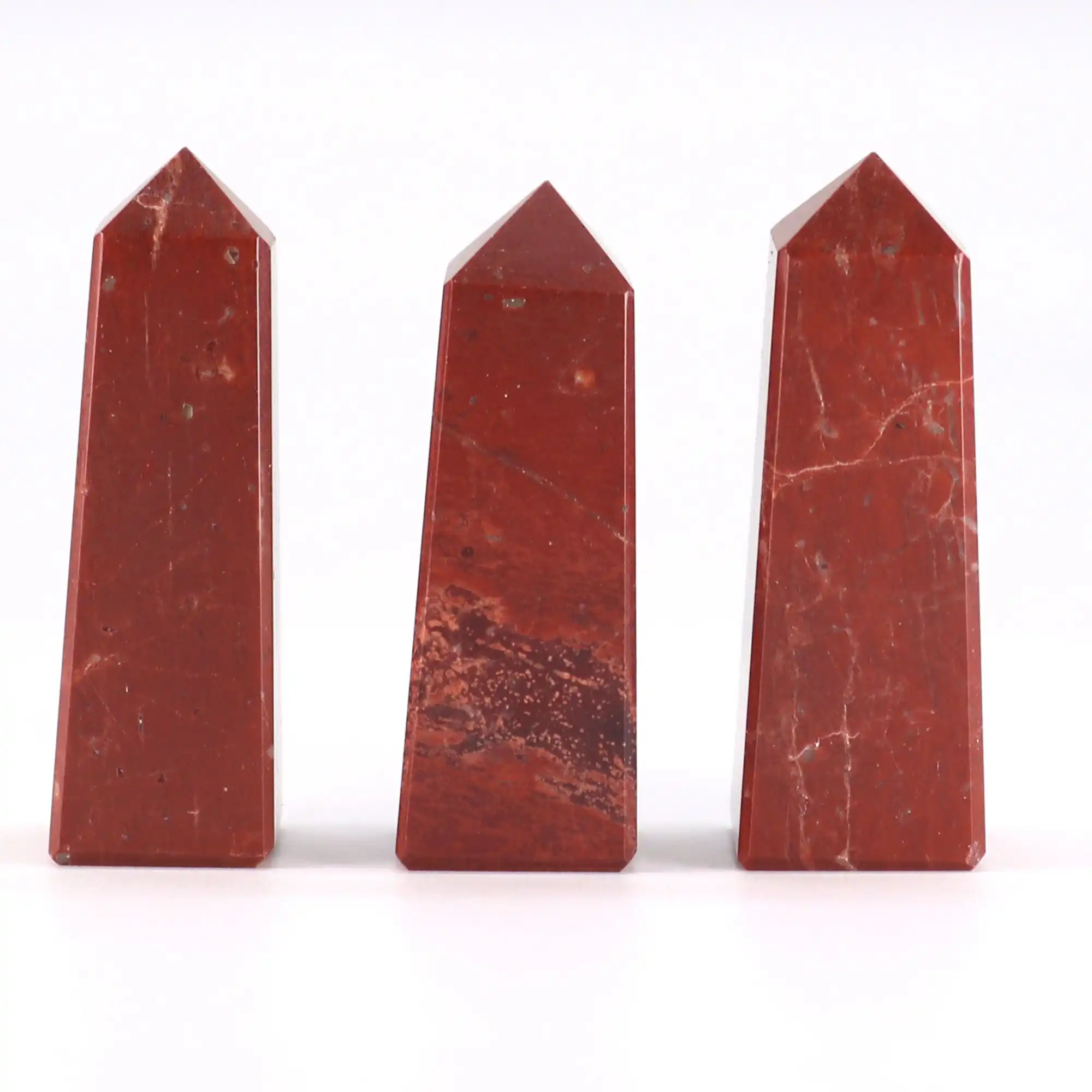 Gemstone Obelisk Points approx 5cm – Red Jasper | www.artisangoods.co.uk 2 Gemstone Obelisk Points approx 5cm – Red Jasper | www.artisangoods.co.uk