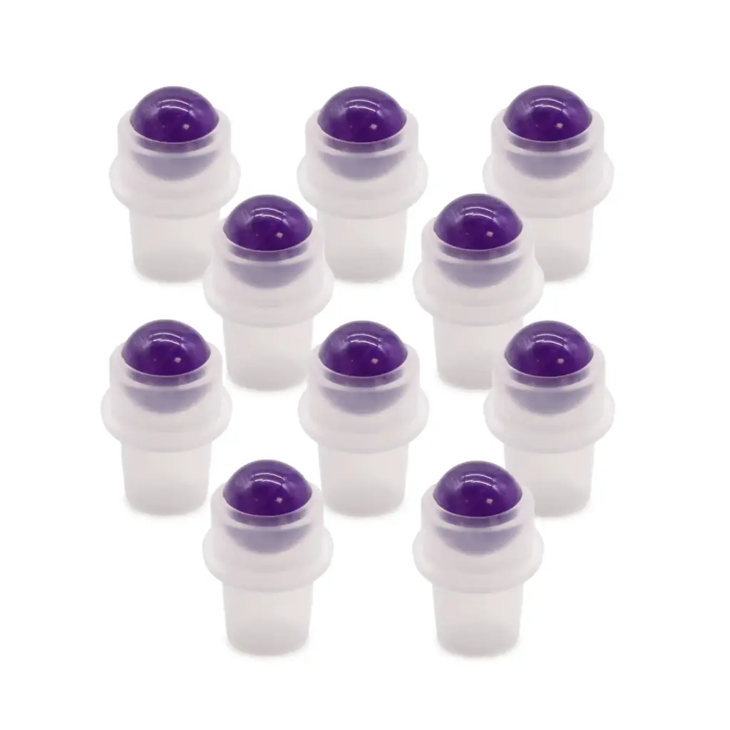 Gemstone Roller Tip for 5ml Bottle – Amethyst | www.artisangoods.co.uk