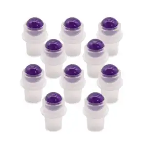 Gemstone Roller Tip for 5ml Bottle – Amethyst | www.artisangoods.co.uk 1