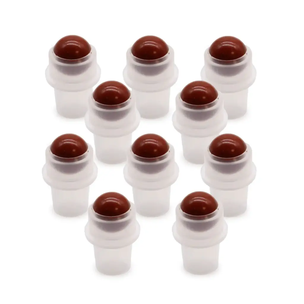 Gemstone Roller Tip for 5ml Bottle – Red Jasper | www.artisangoods.co.uk