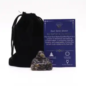 Gemstone Small Buddha – Que Sera Stone | www.artisangoods.co.uk