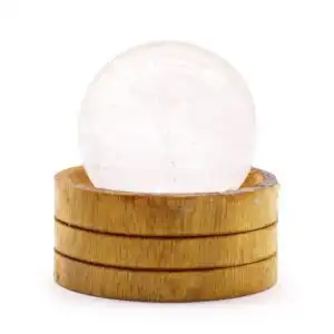 Gemstone Sphere 50mm – Clear Quartz with Stand | www.artisangoods.co.uk