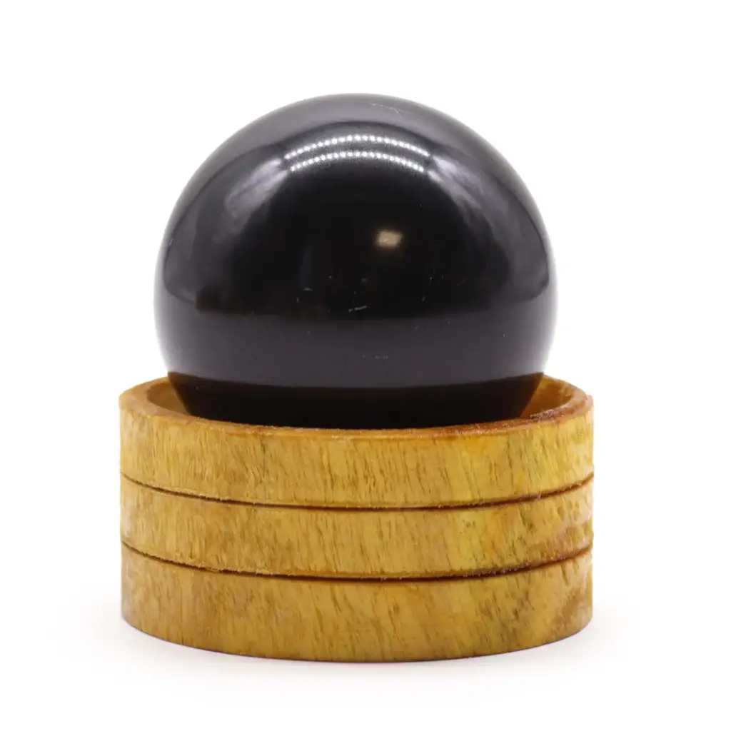Gemstone Sphere 50mm – Tourmaline  with Stand | www.artisangoods.co.uk