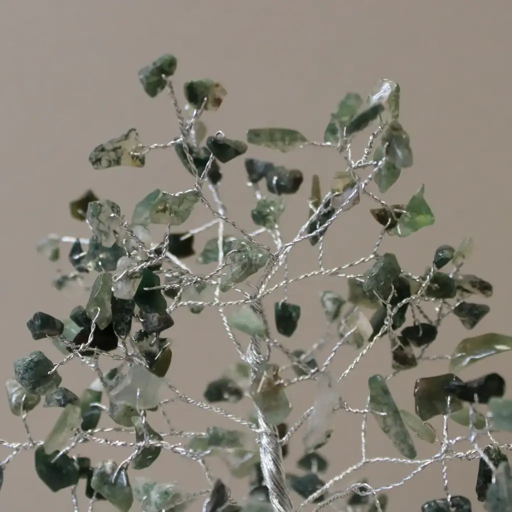Gemstone Tree with Organite Base – 160 Stone – Moss Agate | www.artisangoods.co.uk 2 Gemstone Tree with Organite Base – 160 Stone – Moss Agate | www.artisangoods.co.uk 2