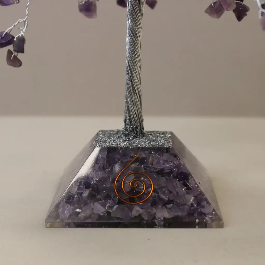 Gemstone Tree with Organite Base – 320 Stone – Amethyst | www.artisangoods.co.uk 2 Gemstone Tree with Organite Base – 320 Stone – Amethyst | www.artisangoods.co.uk 2