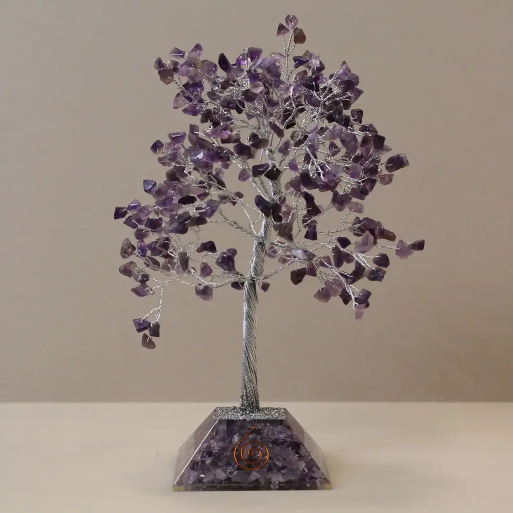 Gemstone Tree with Organite Base – 320 Stone – Amethyst | www.artisangoods.co.uk Gemstone Tree with Organite Base – 320 Stone – Amethyst | www.artisangoods.co.uk