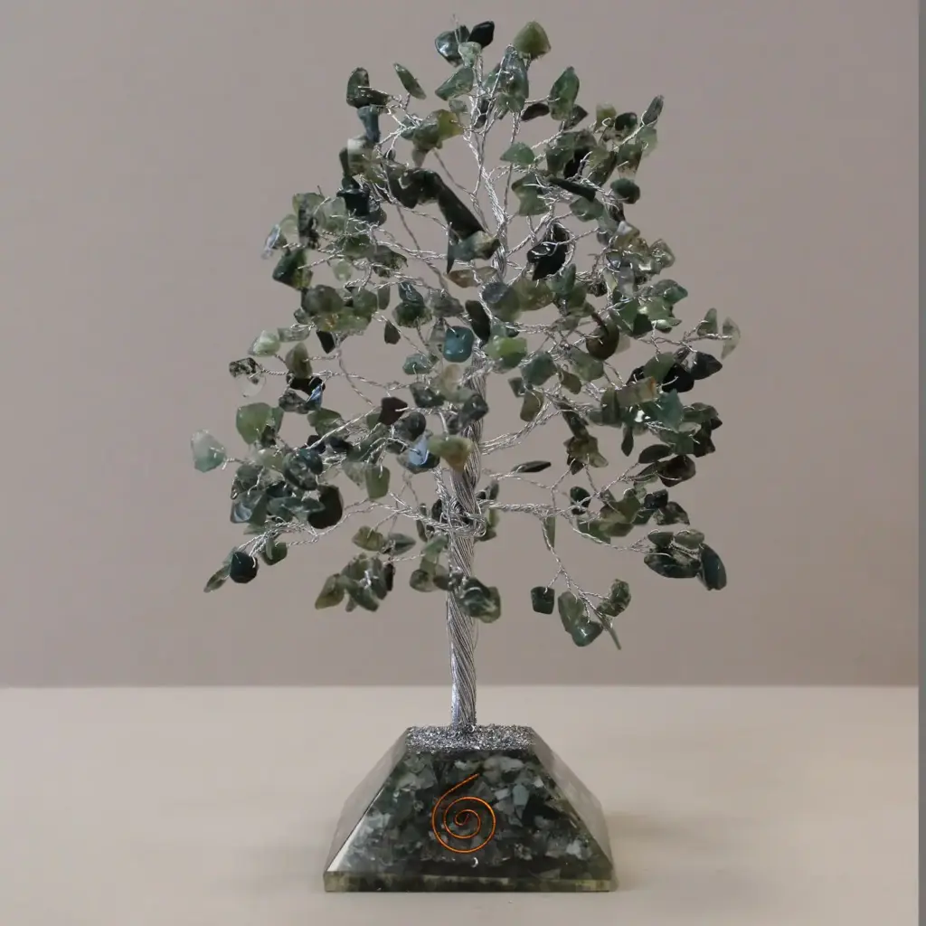 Gemstone Tree with Organite Base – 320 Stone – Moss Agate | www.artisangoods.co.uk 3 Gemstone Tree with Organite Base – 320 Stone – Moss Agate | www.artisangoods.co.uk 3