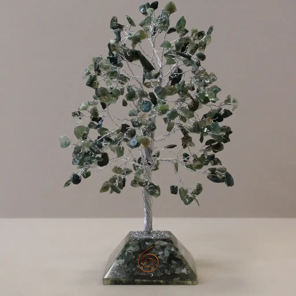 Gemstone Tree with Organite Base – 320 Stone – Moss Agate | www.artisangoods.co.uk 2 Gemstone Tree with Organite Base – 320 Stone – Moss Agate | www.artisangoods.co.uk 2