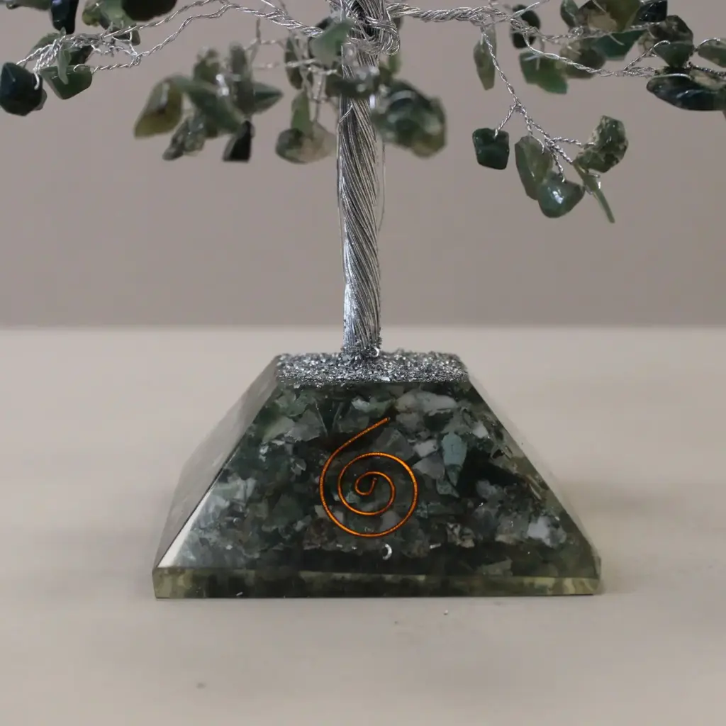 Gemstone Tree with Organite Base – 320 Stone – Moss Agate | www.artisangoods.co.uk Gemstone Tree with Organite Base – 320 Stone – Moss Agate | www.artisangoods.co.uk
