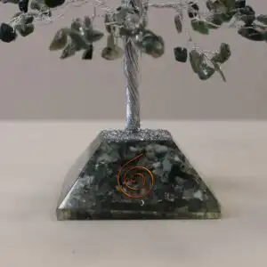 Gemstone Tree with Organite Base – 320 Stone – Moss Agate | www.artisangoods.co.uk 1