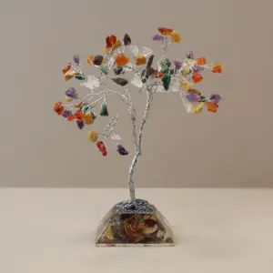 Gemstone Tree with Organite Base – 80 Stone – Multi | www.artisangoods.co.uk 4