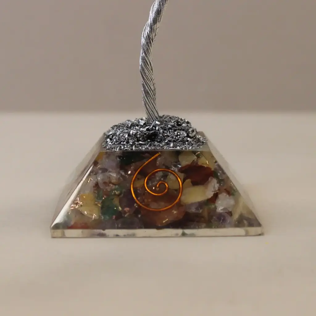 Gemstone Tree with Organite Base – 80 Stone – Multi | www.artisangoods.co.uk