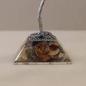 Gemstone Tree with Organite Base – 80 Stone – Multi | www.artisangoods.co.uk 1
