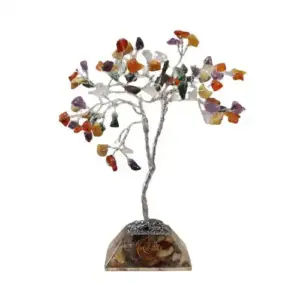 Gemstone Tree with Organite Base – 80 Stone – Multi | www.artisangoods.co.uk 3