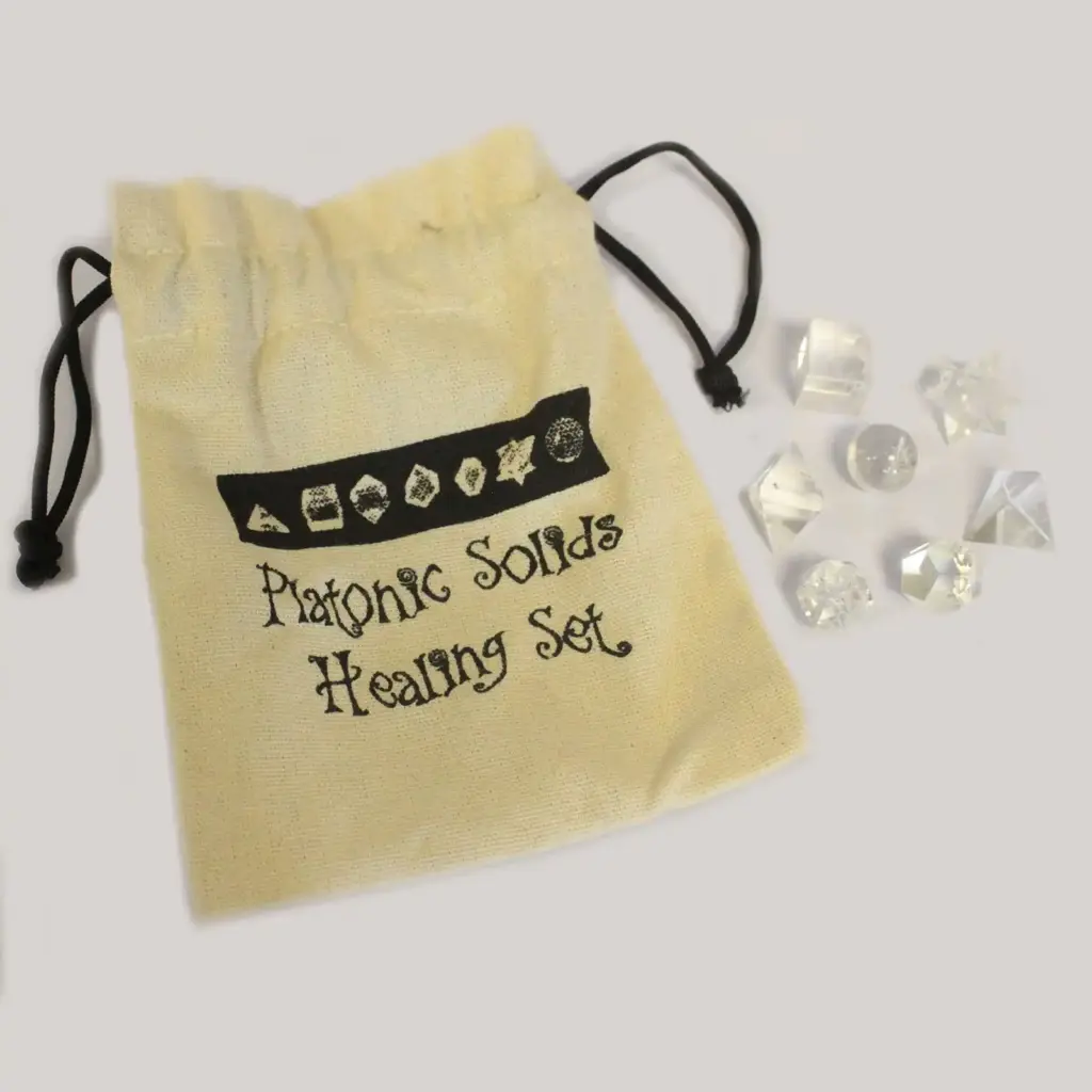 Geometric Seven Piece Crystal Set | www.artisangoods.co.uk 2