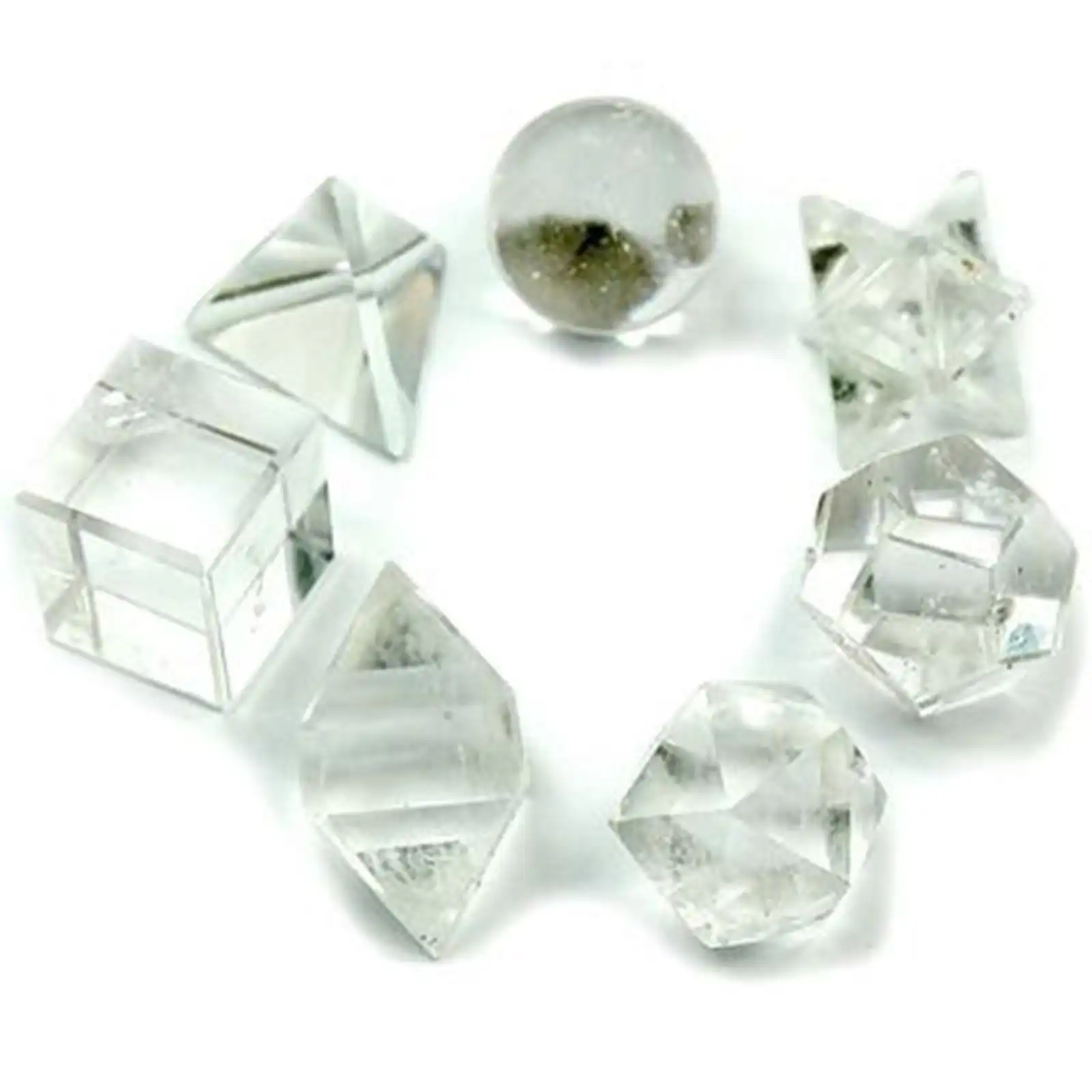 Geometric Seven Piece Crystal Set | www.artisangoods.co.uk 2 Geometric Seven Piece Crystal Set | www.artisangoods.co.uk 1