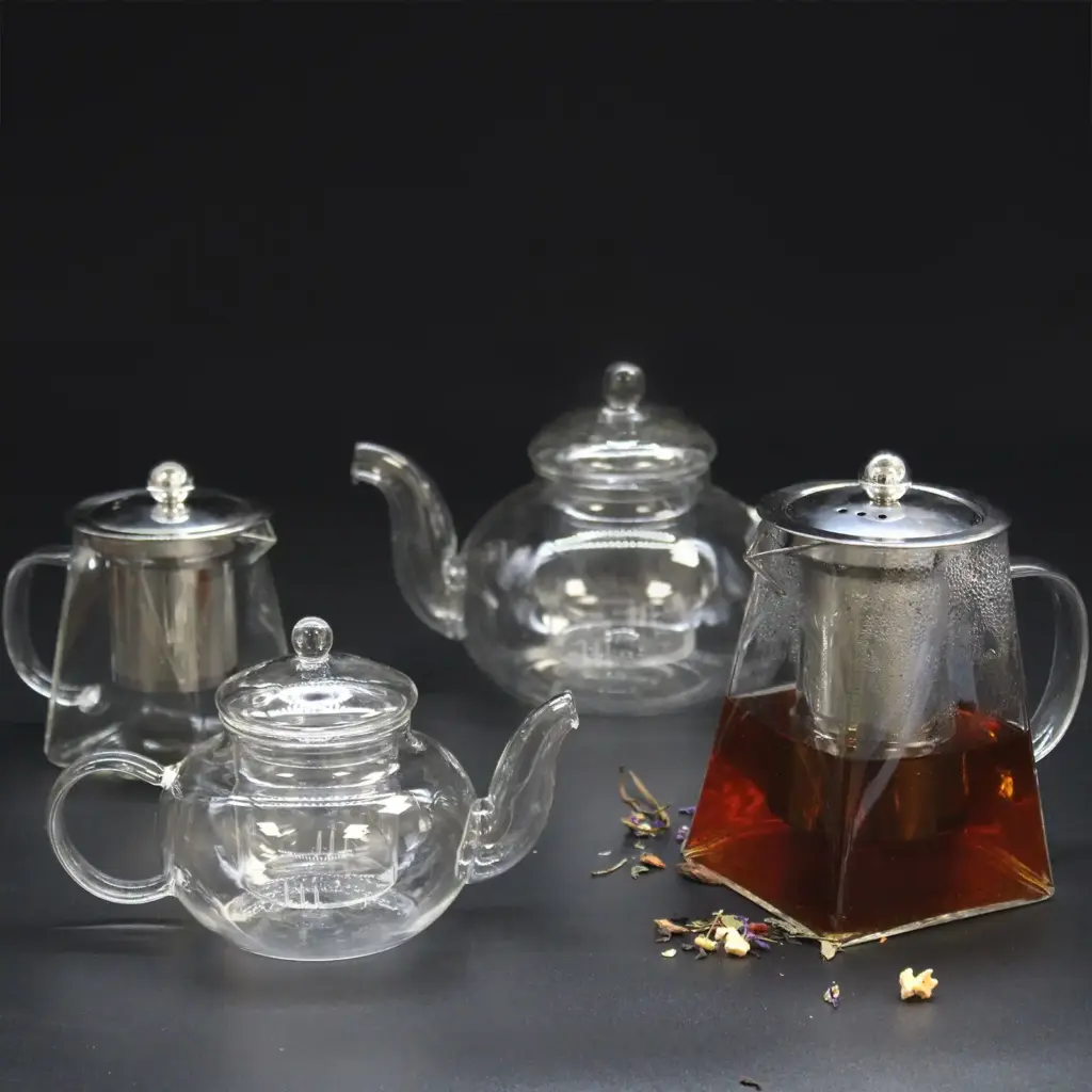Glass Infuser Teapot – Contemporary – 550ml | www.artisangoods.co.uk 4