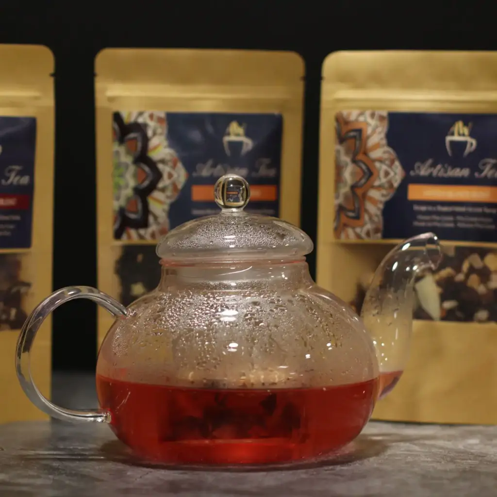 Glass Infuser Teapot – Round Pearl – 400ml | www.artisangoods.co.uk 6